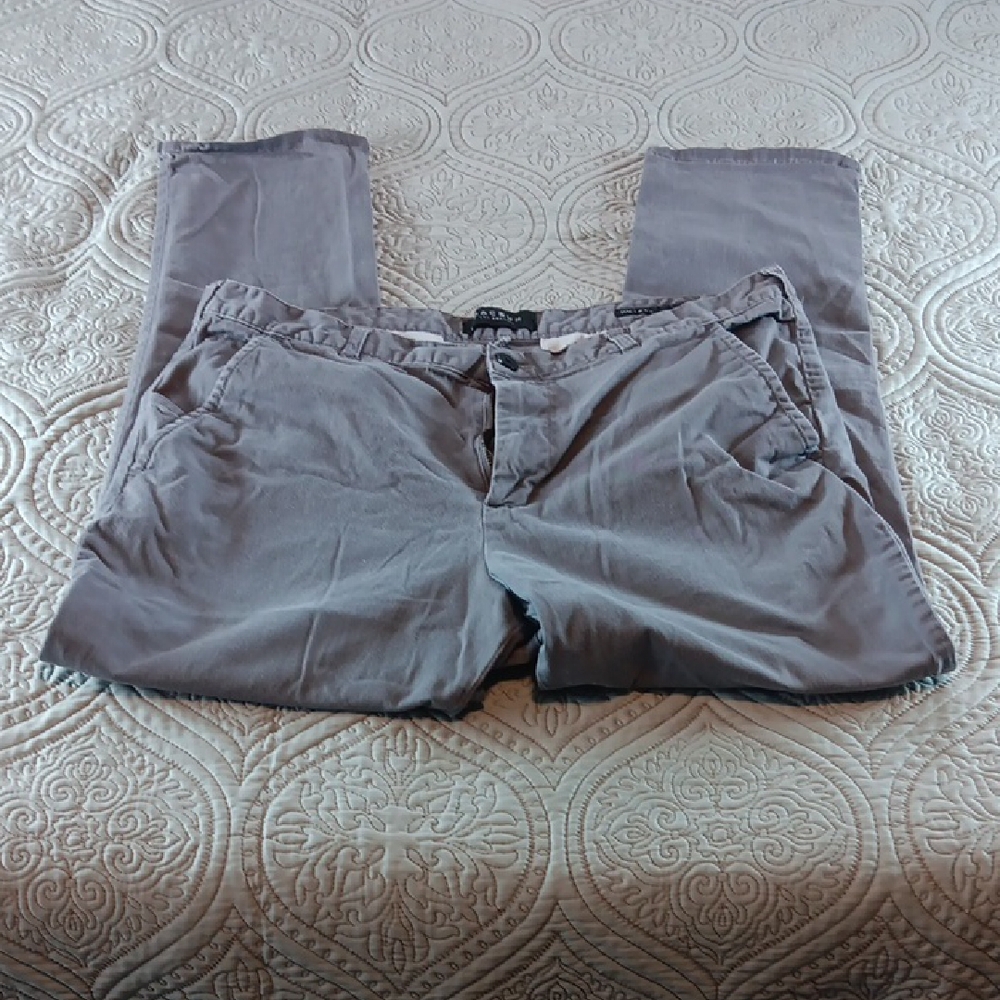 Men's Lightweight Gray PacSun‎ Chinos.36 x 32 Slim Fit.